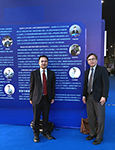 Prof. Martin D.F. Wong, Faculty Dean of the  of Engineering and Prof. Liu Yun-hui, Professor, Department  of Mechanical and Automation Engineering join the activities